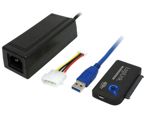 LogiLink USB 3.0 zu SATA HDD Adapter mit OTB - Bild 1 von 1