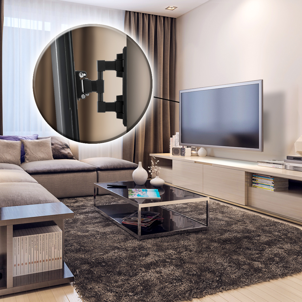 TV Wandhalterung Halterung 23 24 27 32 37 40 42 Zoll Neigbar Schwenkbar