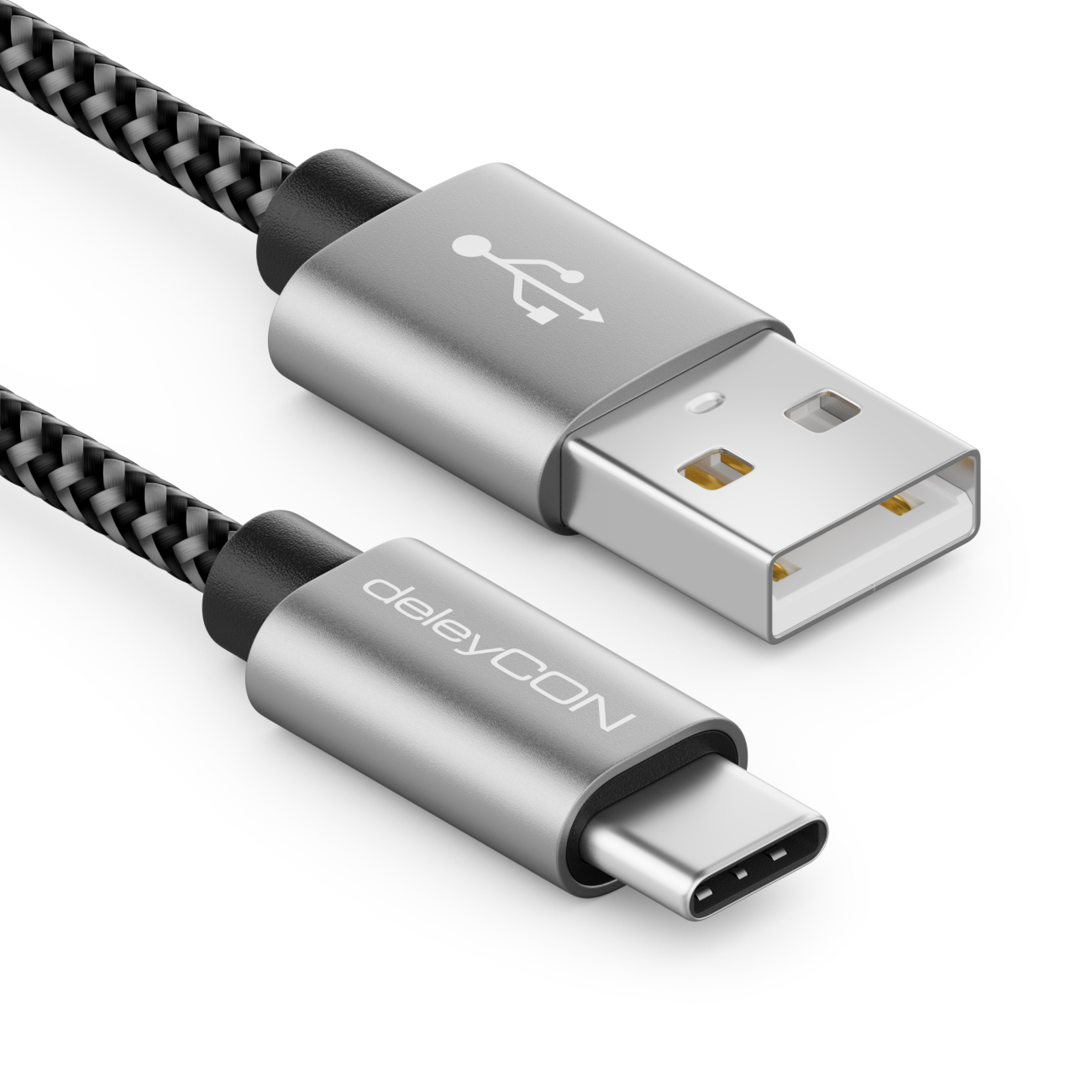 0 5m usb c kabel nylon ladekabel datenkabel usb typ c handy smartphone
