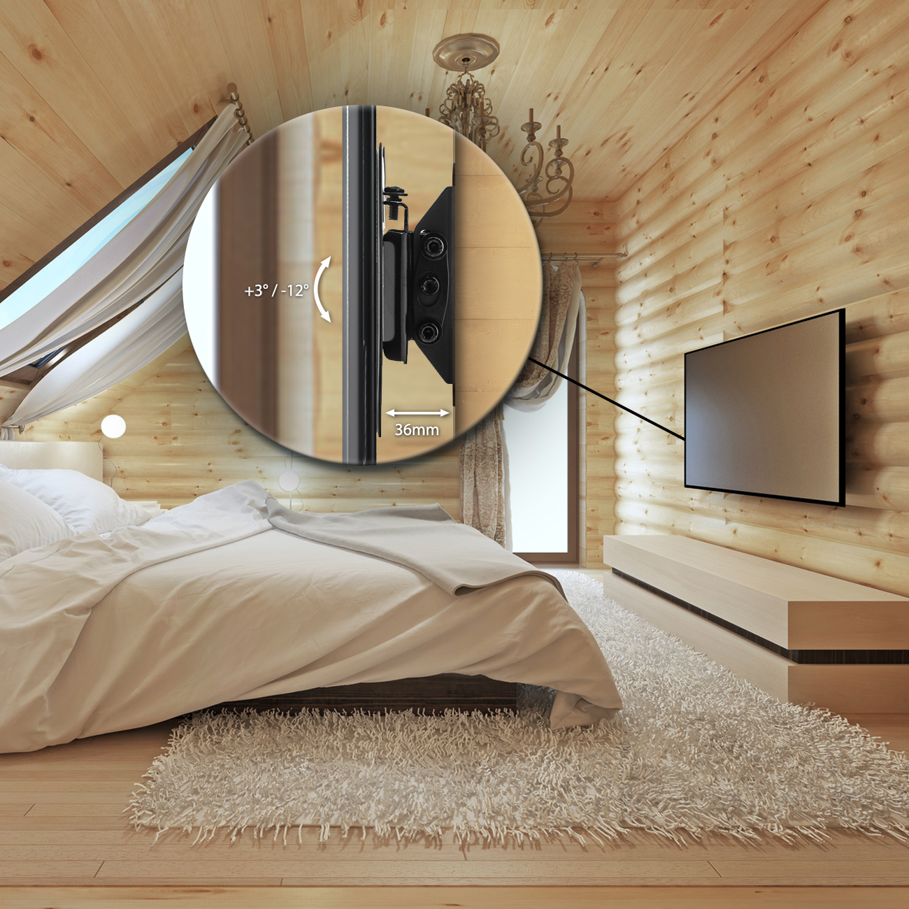 TV Wandhalterung Halterung 13 14 15 22 24 26 27 Zoll Neigbar bis 25Kg