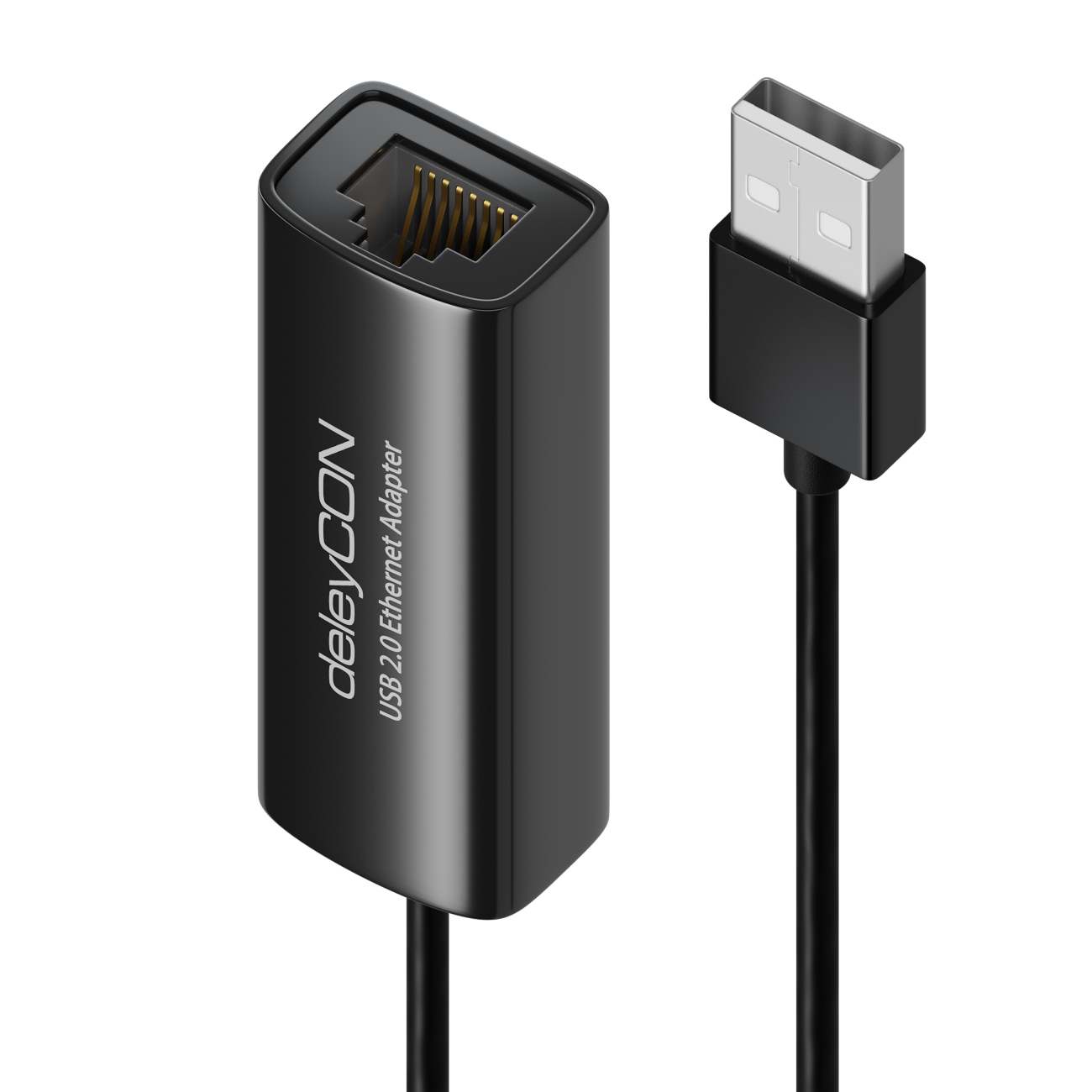deleyCON USB LAN Adapter USB 2.0 Netzwerk Adapter Kabel DSL USB auf RJ45 eBay